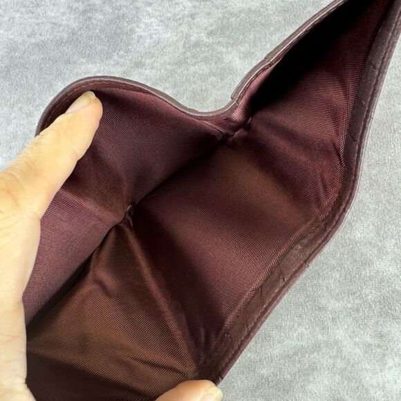 Pierre Cardin Mens Brown Perforated Leather Trifold Wallet - Picture 6 of 6